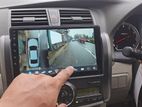 Toyota Allion Car 9 Inch Android Player With 360 Camera Sysytem