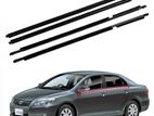 Toyota Axio 141 Black Weather Strip Set