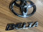 Toyota Belta Dicky Door Badges