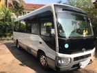 Toyota Coaster bus for hire