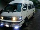 Toyota Hiace 09-14 Seats Highroof Van for Hire with driver