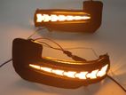 Toyota Hilux Revo Fortuner Turing Light Mirror Cover With Moving LED