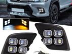 Toyota Hilux Revo LED Fog Lamp DRL+Signal