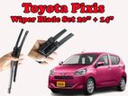 Toyota Pixis Wiper Blade Set ( Hybrid Model )