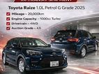 Toyota Raize G Grade 1.0L Petrol 2025