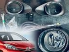 Toyota Vitz Fog Light set halogen 55watt glass lens lamps