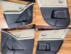 Toyota Vitz KSP90 Beige Door Upholstery Set with Nickel Handles