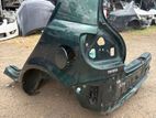 Toyota Vitz SCP10 Rear Left Side Cut Quarter Panel with Spare Wheel Base