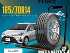 Toyota Vitz tyres 165/70/14 Prinx (Thailand )