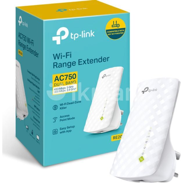 TP-Link RE200 AC750 Dual Band Range Extender, Broadband/Wi-Fi Extender ...