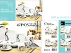 Tradewing 47 Pieces Square Dinner Set