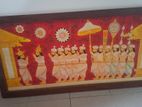 Traditional beautiful wide painting