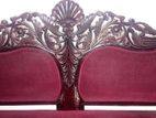 Traditional Hand-Carved Wooden Sofa Set – Solid Wood