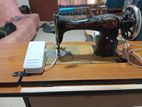 Traditional Singer Sewing Machine with Motor