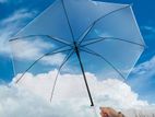 Transparent Umbrella - Reinforced Clear Colours : Yellow, Purple