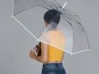 Transparent Umbrella - White