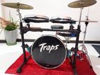 traps flat traveller drum set