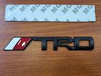 TRD Badge for Cars Black Color