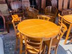 Treated Mahogany Dining Table with 4 Chairs--3x3--Tm1902