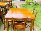 Treated Mahogany Dining Table with 6 Chairs