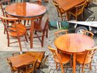 Treated Mahogany Table with Chairs 3ftx3ft TM2380
