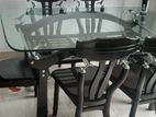 Glass Table with Chairs