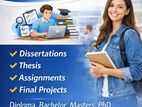 Trusted Assignments Dissertations Final Projects Help