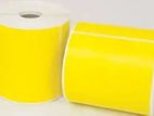 TT Yellow Color Label Roll 50mm x 2UPS 2000 PCS