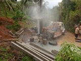 Tube Well and Concrete Filling - Athurugiriya