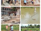Tube Well And Concrete Filling