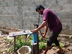 Tube Well and Concrete Filling - Galle City
