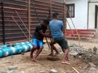 Tube Well and Concrete Filling - Horana