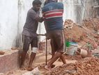 Tube well and Concrete Filling - කොට්ටාව