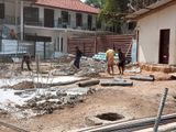 Tube well and Concrete Filling - මීගමුව