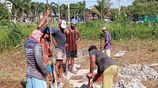 Tube Well and Concrete Filling - Piliyandala