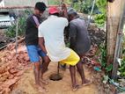 Tube Well Concrete Filling- මීගමුව