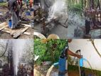Tube Wells with Concreate Piling - නළ ලිං සහ කොන්ක්රීට් ෆයිලින්