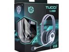 Tucci Q6 Game USB Headset With Boom Mic