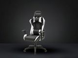 TURBOGEAR TG2771 White & Black Gaming Chair