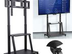 TV 32"-75" Trolley Movable Rolling Stand