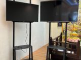 TV & SMART BOARD 32"-75" MOVABLE TROLLY STAND