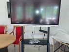Tv stand steel trolley movable 32' to 86'