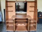 TV table with full size rack