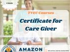 TVEC Courses - Certificate for Care Giver