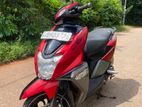 TVS Ntorq 125 front disc red mett 2018