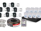 TVT FULL COLOUR 2MP CCTV AUDIO 08 CAMERA PACKAGE