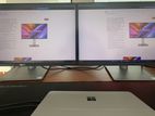 Two Asus Pro Art 27 Crv 4 K Monitors with Nb Dual Screen Arms