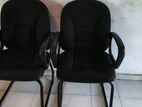 Two Damro Office Chairs (Black)