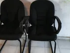 Two Damro Office Chairs (Black)