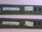 Two DDR3 2 GB RAM